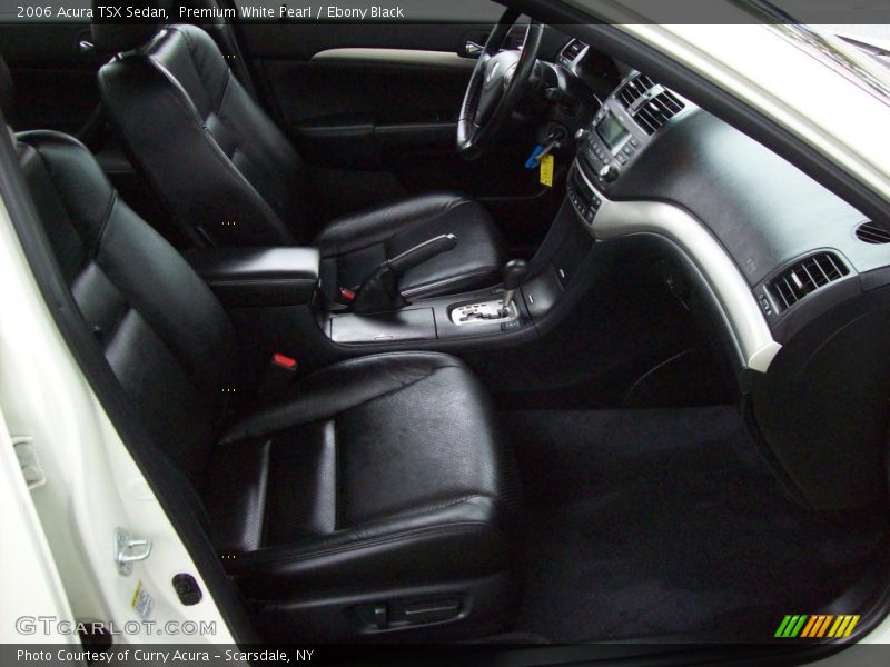 Premium White Pearl / Ebony Black 2006 Acura TSX Sedan