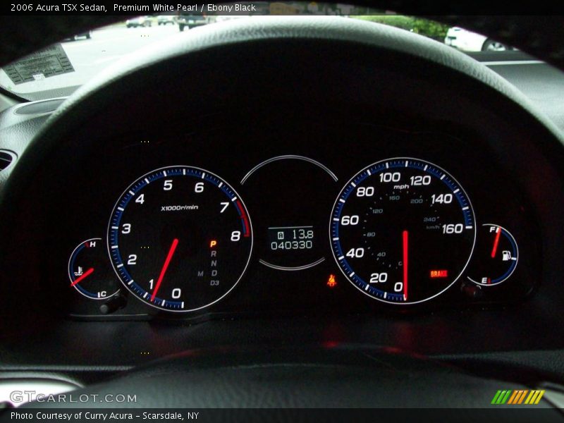 Premium White Pearl / Ebony Black 2006 Acura TSX Sedan