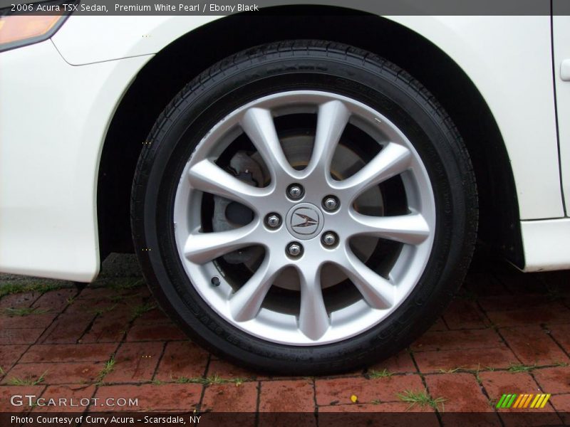 Premium White Pearl / Ebony Black 2006 Acura TSX Sedan