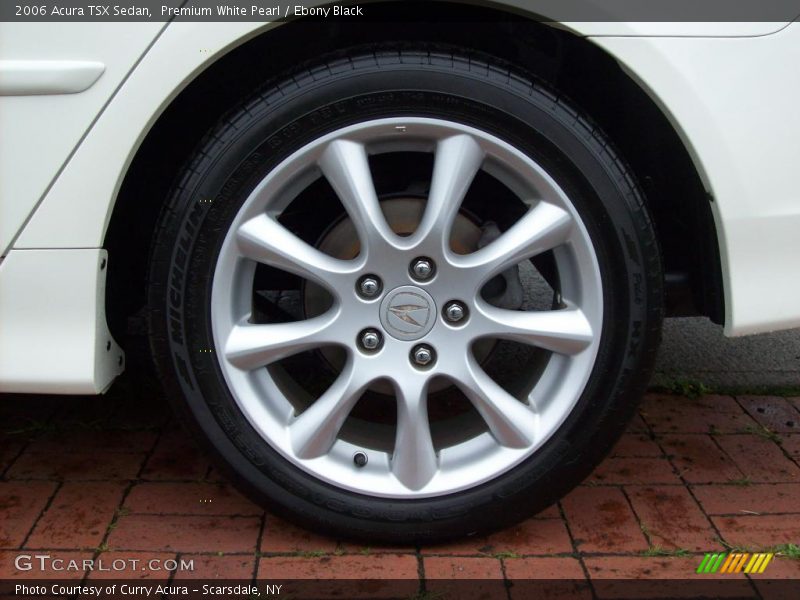 Premium White Pearl / Ebony Black 2006 Acura TSX Sedan