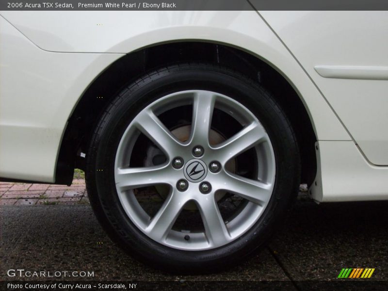 Premium White Pearl / Ebony Black 2006 Acura TSX Sedan