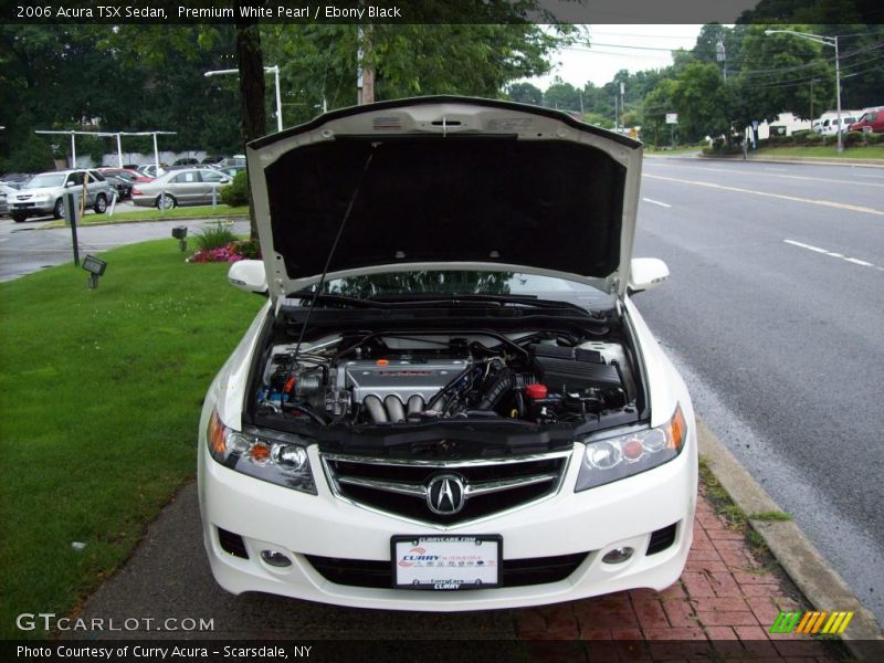 Premium White Pearl / Ebony Black 2006 Acura TSX Sedan