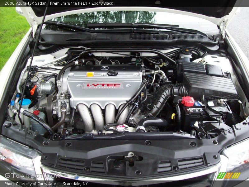 Premium White Pearl / Ebony Black 2006 Acura TSX Sedan