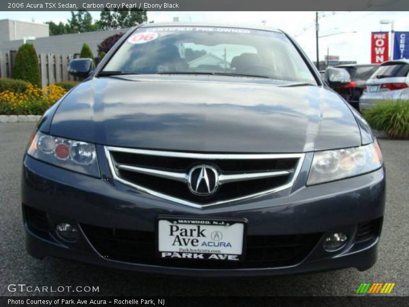 Carbon Gray Pearl / Ebony Black 2006 Acura TSX Sedan