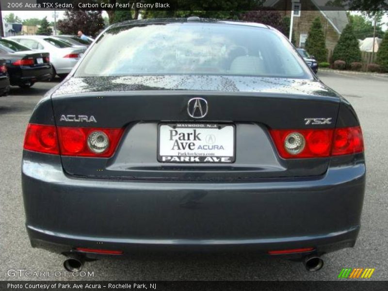 Carbon Gray Pearl / Ebony Black 2006 Acura TSX Sedan