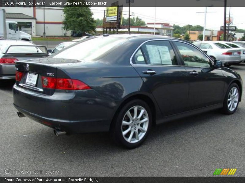 Carbon Gray Pearl / Ebony Black 2006 Acura TSX Sedan
