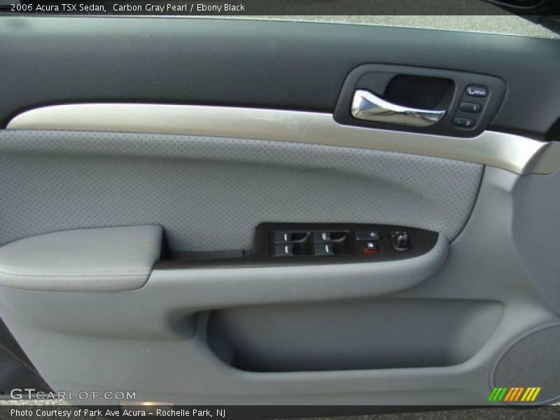 Carbon Gray Pearl / Ebony Black 2006 Acura TSX Sedan