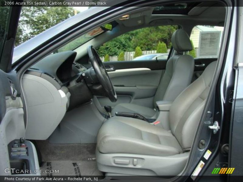 Carbon Gray Pearl / Ebony Black 2006 Acura TSX Sedan