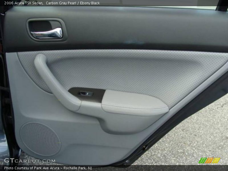 Carbon Gray Pearl / Ebony Black 2006 Acura TSX Sedan