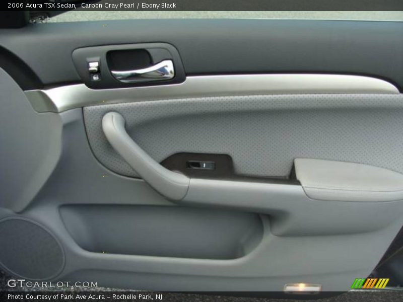 Carbon Gray Pearl / Ebony Black 2006 Acura TSX Sedan