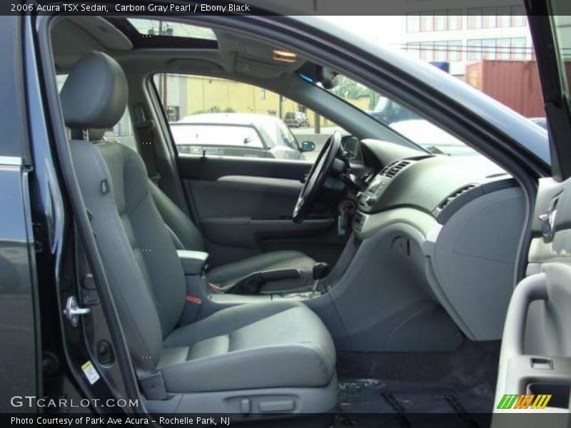 Carbon Gray Pearl / Ebony Black 2006 Acura TSX Sedan