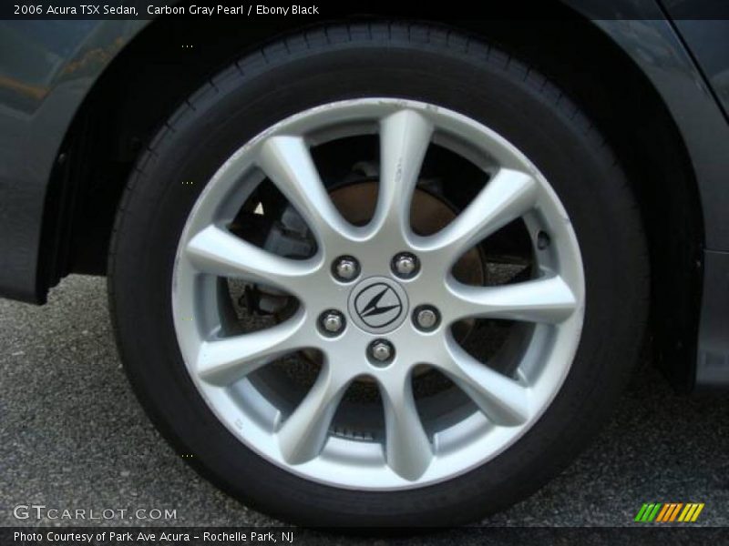 Carbon Gray Pearl / Ebony Black 2006 Acura TSX Sedan