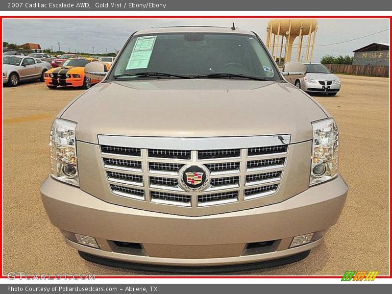 Gold Mist / Ebony/Ebony 2007 Cadillac Escalade AWD
