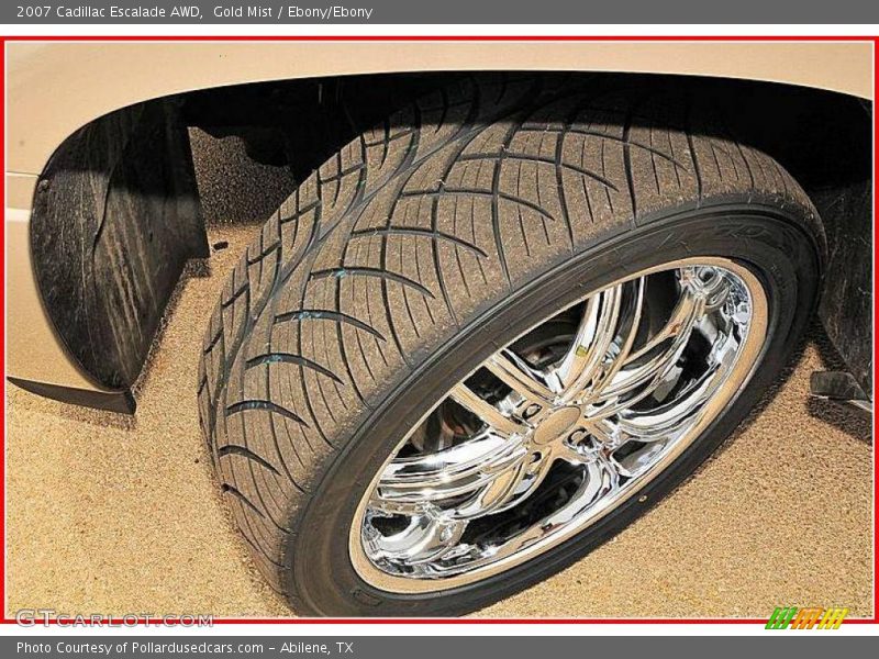 Gold Mist / Ebony/Ebony 2007 Cadillac Escalade AWD