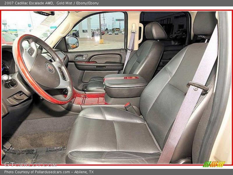 Gold Mist / Ebony/Ebony 2007 Cadillac Escalade AWD