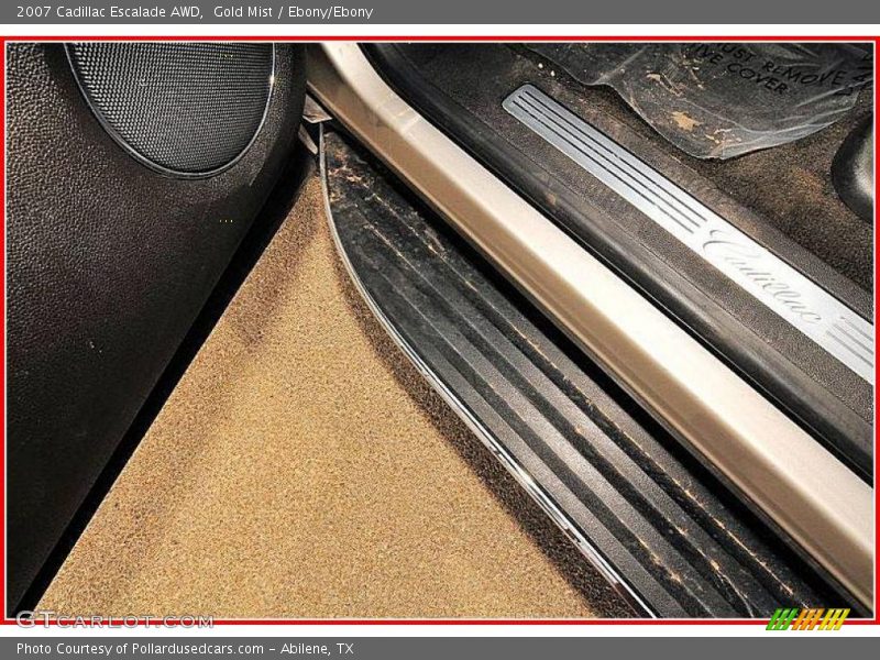 Gold Mist / Ebony/Ebony 2007 Cadillac Escalade AWD