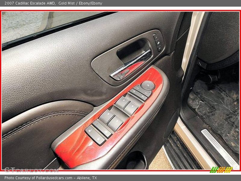 Gold Mist / Ebony/Ebony 2007 Cadillac Escalade AWD