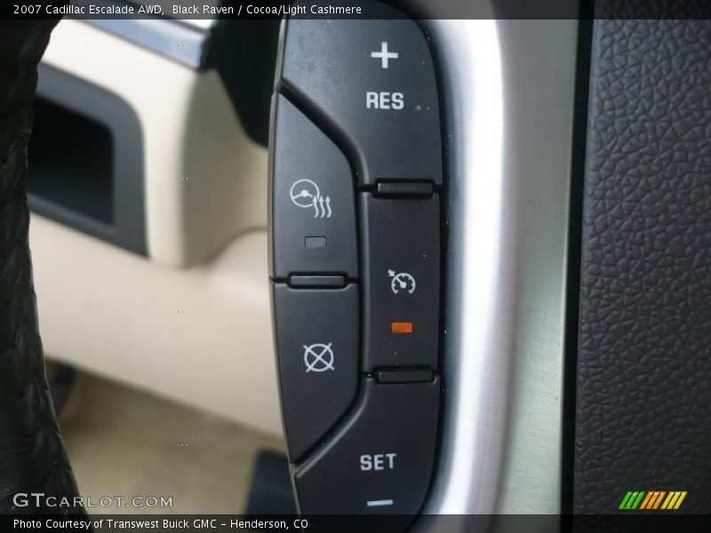 Black Raven / Cocoa/Light Cashmere 2007 Cadillac Escalade AWD