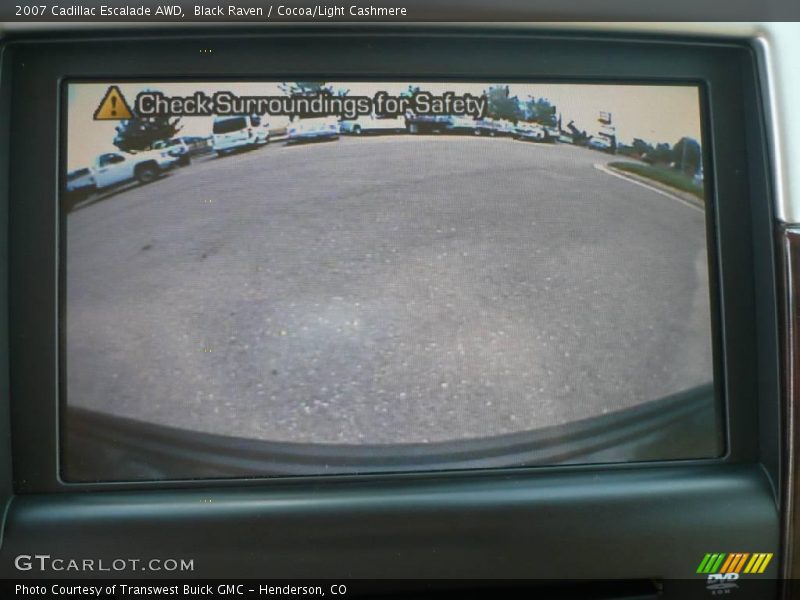 Black Raven / Cocoa/Light Cashmere 2007 Cadillac Escalade AWD