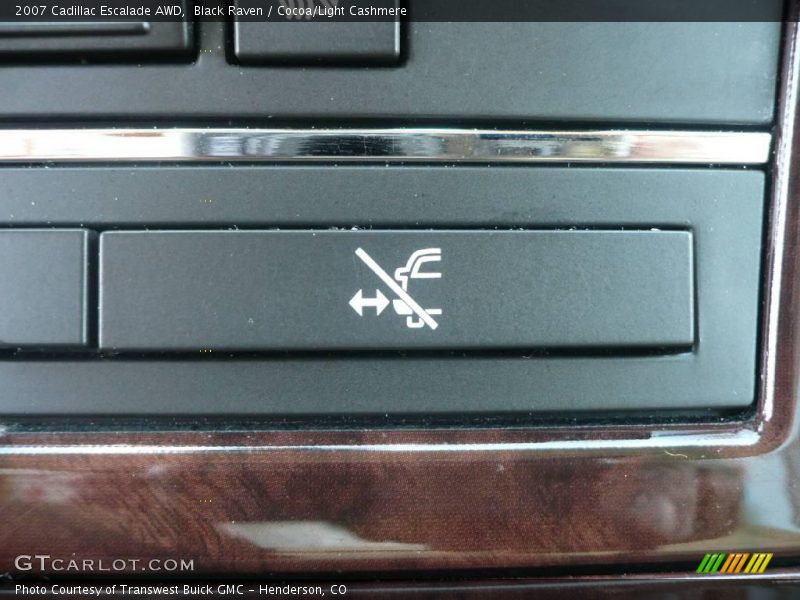Black Raven / Cocoa/Light Cashmere 2007 Cadillac Escalade AWD