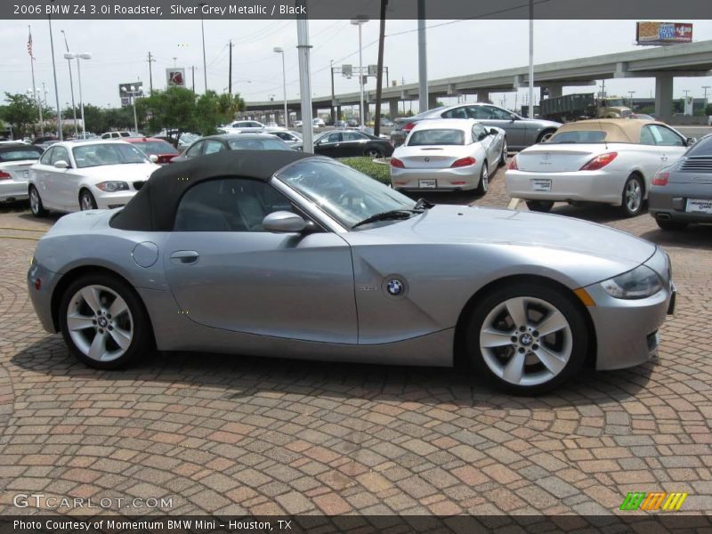 Silver Grey Metallic / Black 2006 BMW Z4 3.0i Roadster