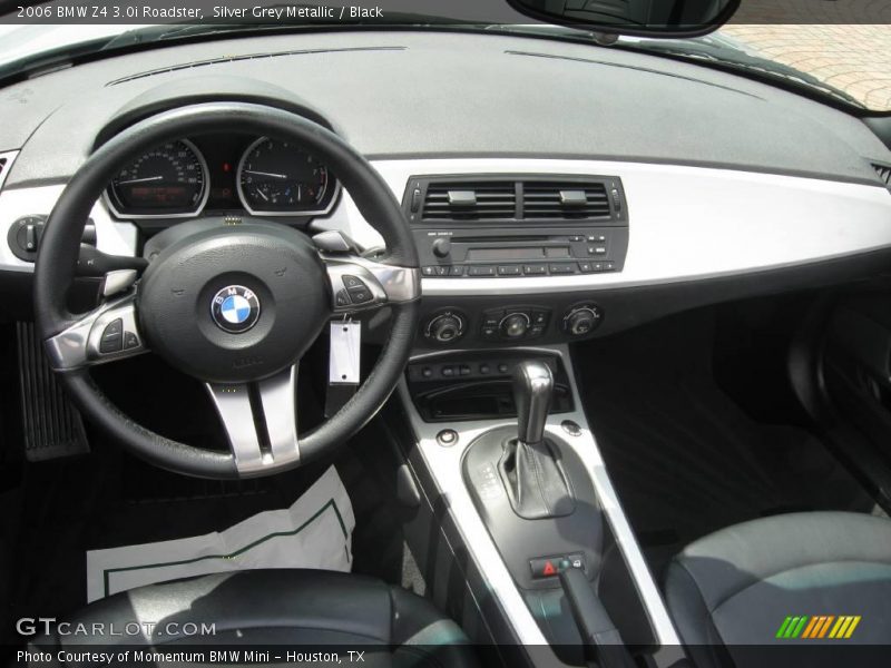 Silver Grey Metallic / Black 2006 BMW Z4 3.0i Roadster