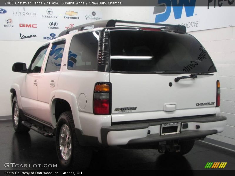 Summit White / Gray/Dark Charcoal 2005 Chevrolet Tahoe Z71 4x4