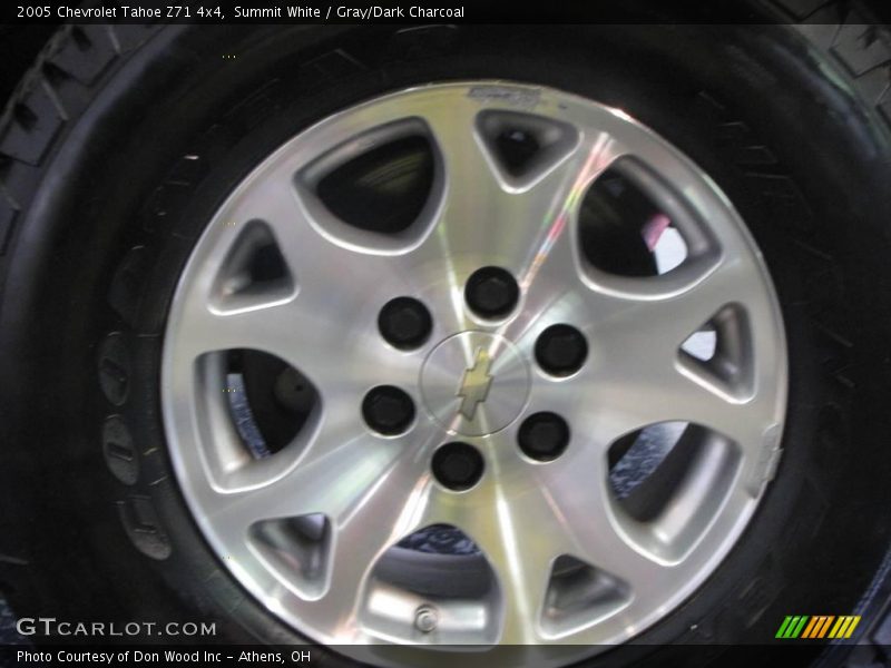Summit White / Gray/Dark Charcoal 2005 Chevrolet Tahoe Z71 4x4