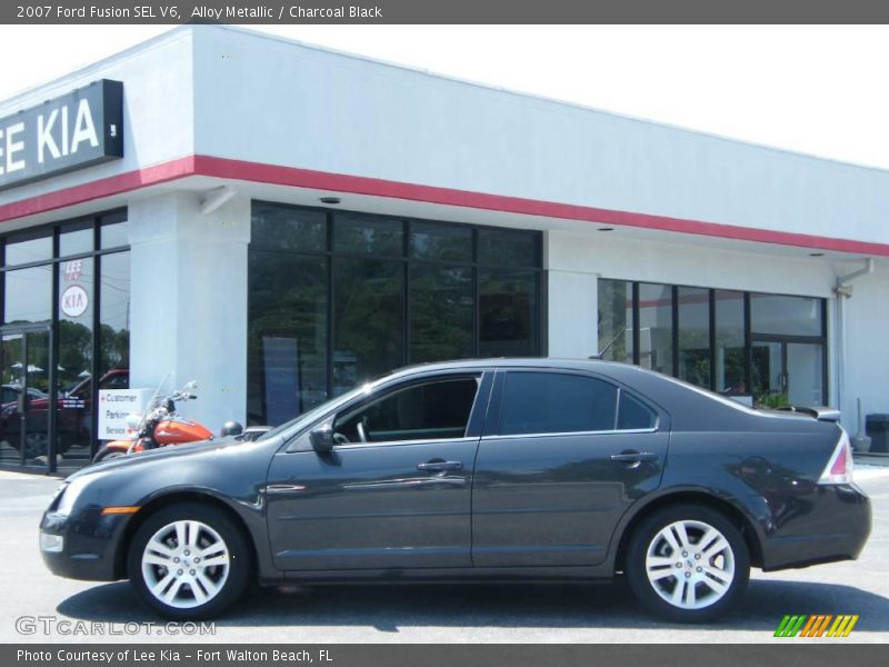 Alloy Metallic / Charcoal Black 2007 Ford Fusion SEL V6