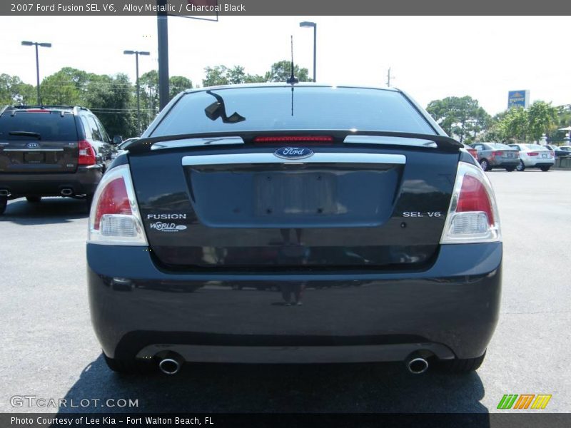 Alloy Metallic / Charcoal Black 2007 Ford Fusion SEL V6