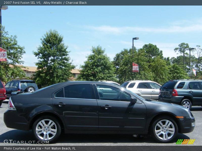 Alloy Metallic / Charcoal Black 2007 Ford Fusion SEL V6