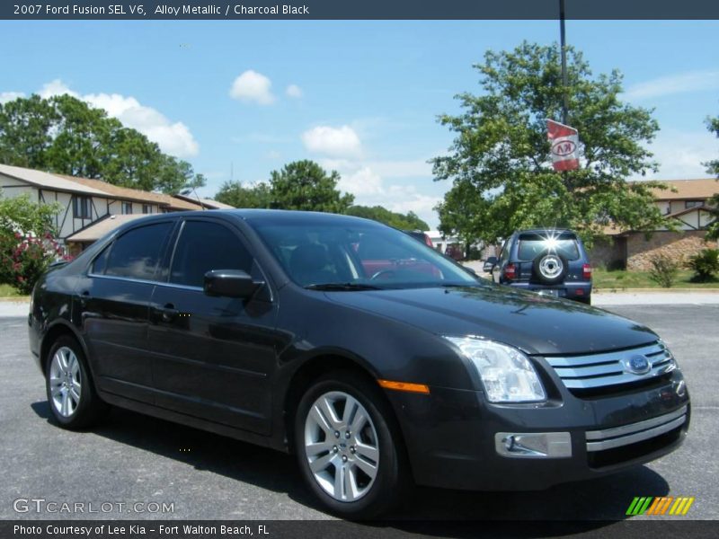 Alloy Metallic / Charcoal Black 2007 Ford Fusion SEL V6