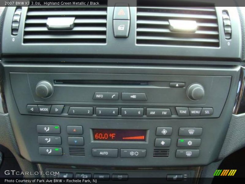 Highland Green Metallic / Black 2007 BMW X3 3.0si