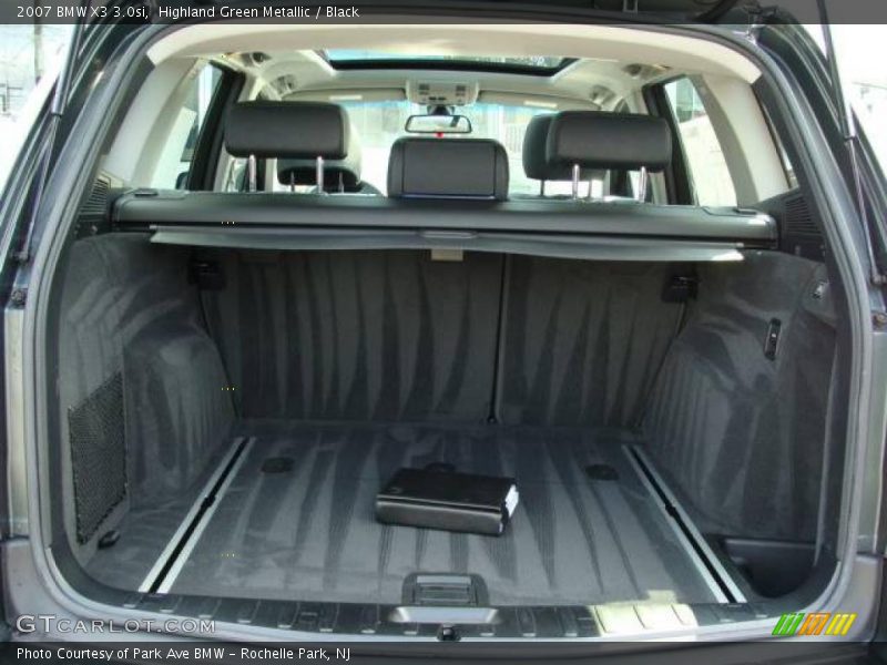 Highland Green Metallic / Black 2007 BMW X3 3.0si