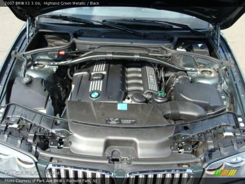 Highland Green Metallic / Black 2007 BMW X3 3.0si