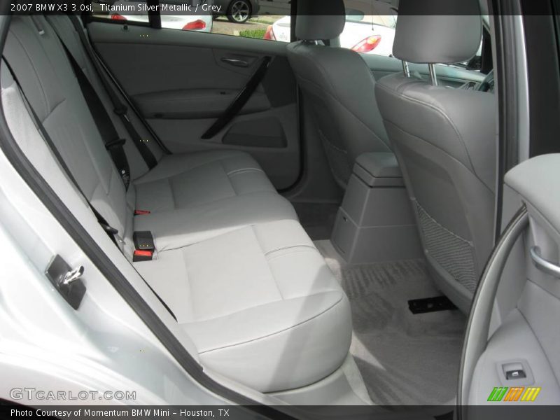 Titanium Silver Metallic / Grey 2007 BMW X3 3.0si