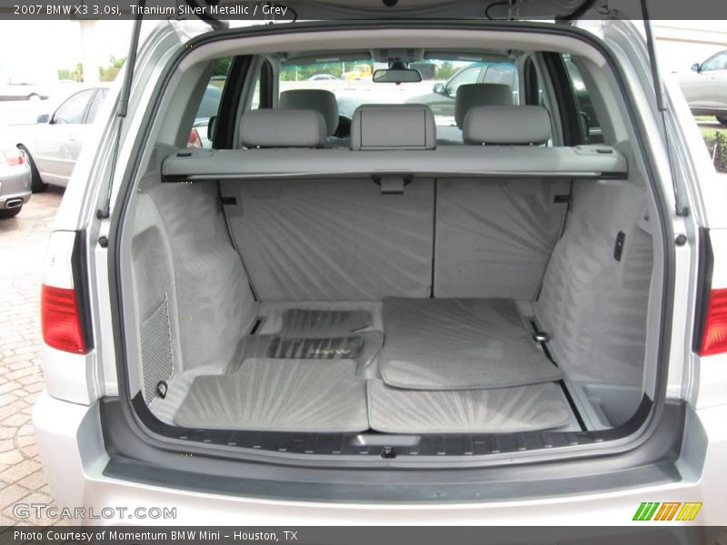 Titanium Silver Metallic / Grey 2007 BMW X3 3.0si