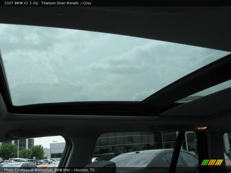 Titanium Silver Metallic / Grey 2007 BMW X3 3.0si