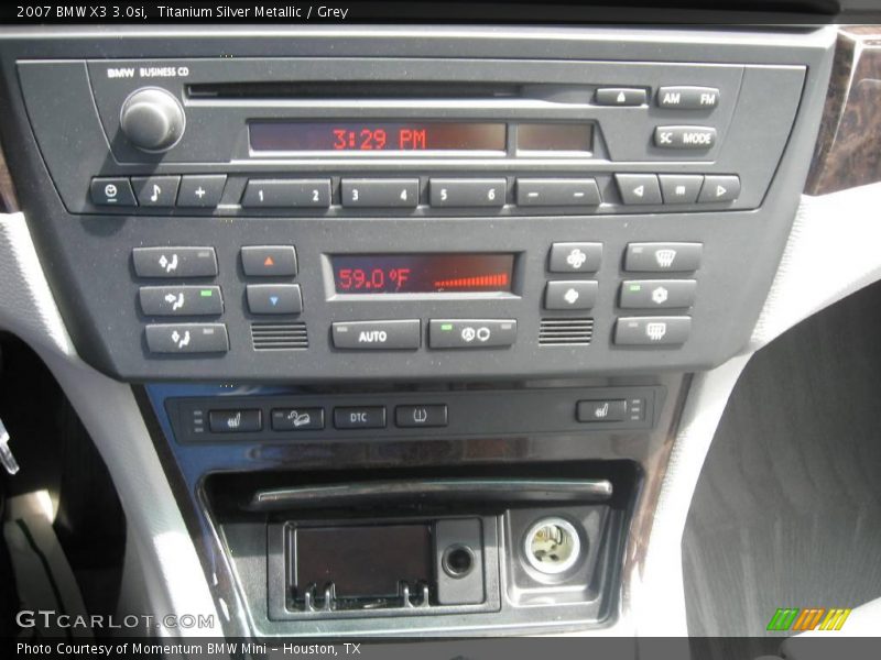 Titanium Silver Metallic / Grey 2007 BMW X3 3.0si
