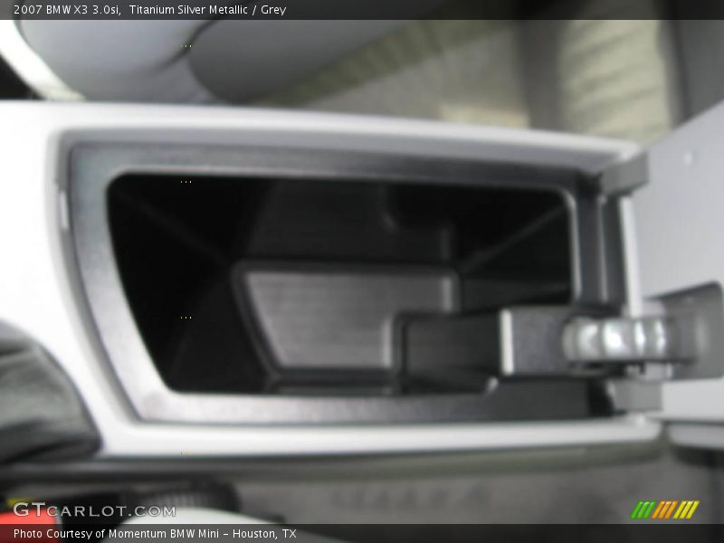 Titanium Silver Metallic / Grey 2007 BMW X3 3.0si