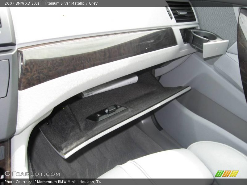 Titanium Silver Metallic / Grey 2007 BMW X3 3.0si
