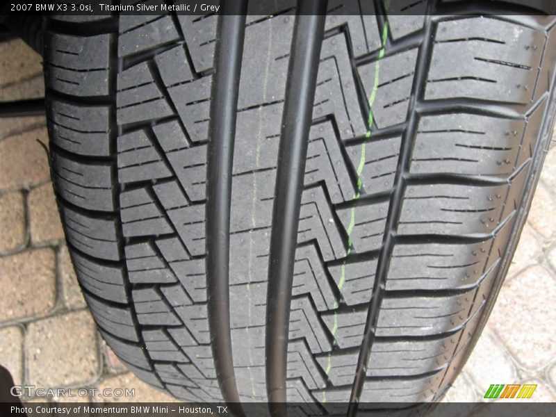 Titanium Silver Metallic / Grey 2007 BMW X3 3.0si