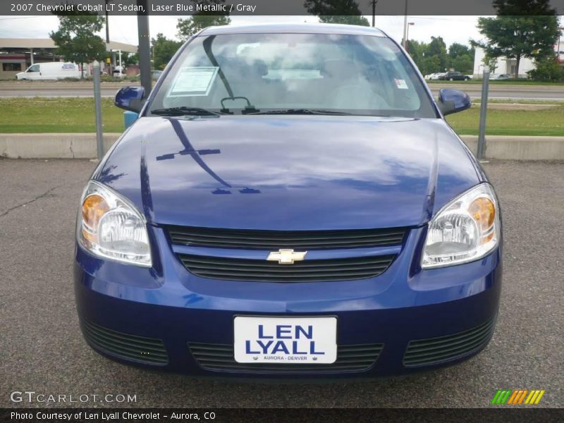 Laser Blue Metallic / Gray 2007 Chevrolet Cobalt LT Sedan