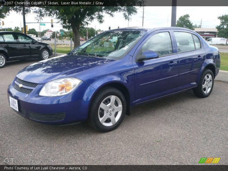 Laser Blue Metallic / Gray 2007 Chevrolet Cobalt LT Sedan
