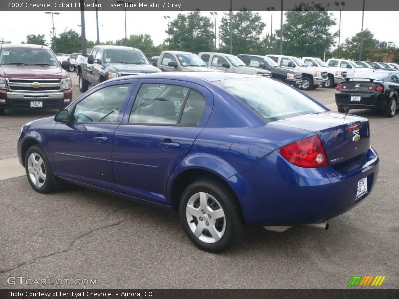 Laser Blue Metallic / Gray 2007 Chevrolet Cobalt LT Sedan