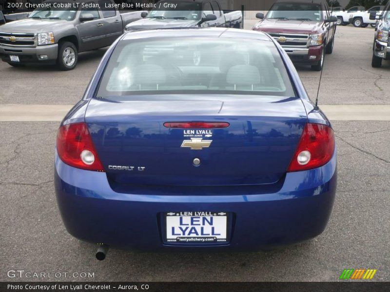 Laser Blue Metallic / Gray 2007 Chevrolet Cobalt LT Sedan