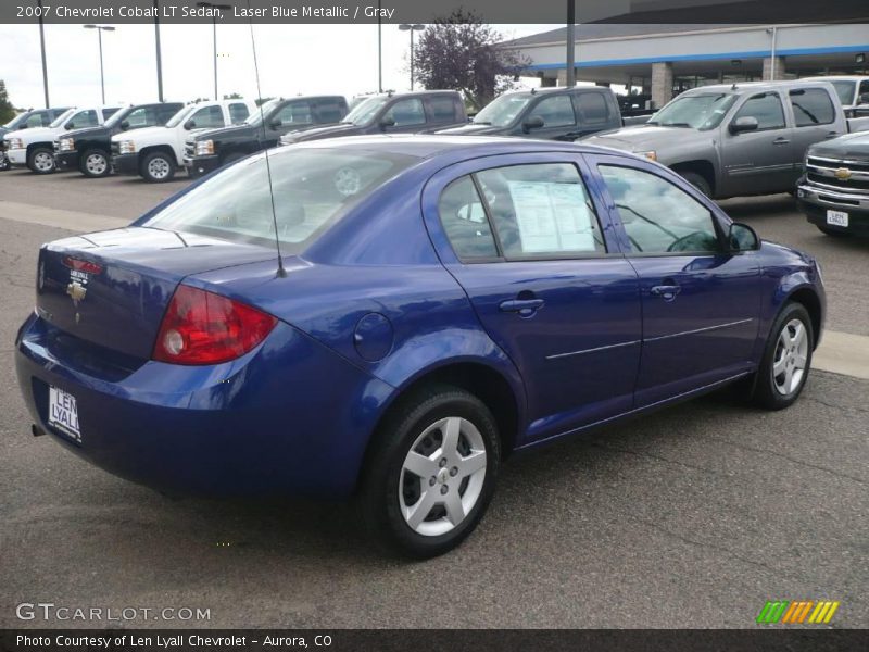 Laser Blue Metallic / Gray 2007 Chevrolet Cobalt LT Sedan