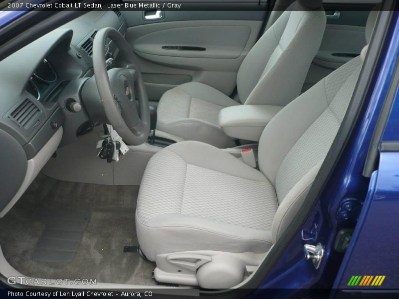Laser Blue Metallic / Gray 2007 Chevrolet Cobalt LT Sedan