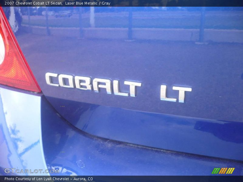 Laser Blue Metallic / Gray 2007 Chevrolet Cobalt LT Sedan