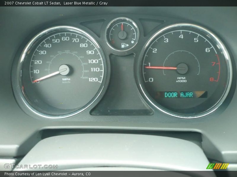 Laser Blue Metallic / Gray 2007 Chevrolet Cobalt LT Sedan